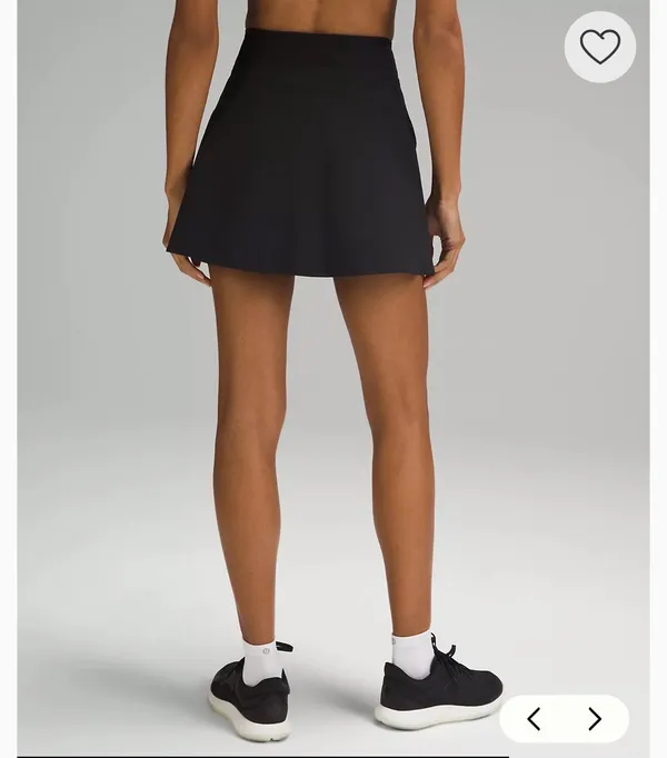 NWOT Lululemon Black Lightweight High-Rise Tennis Skirt - Image 2