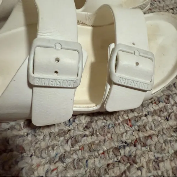 Birkenstock Women's Arizona EVA Sandal in White- Size 39 (8/8.5) - Image 4