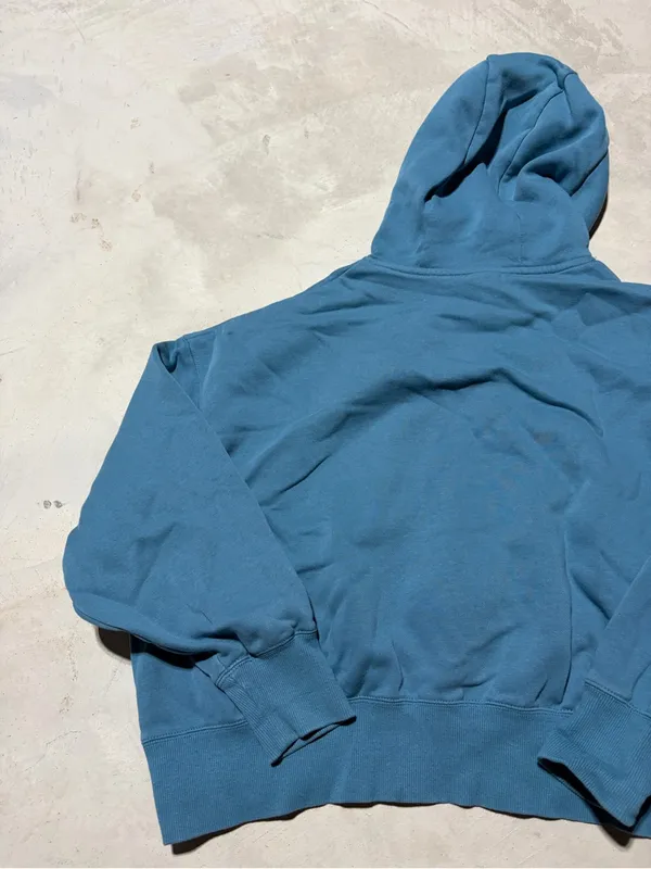 Nike Blue Pullover Hoodie center swoosh logo medium - Image 11