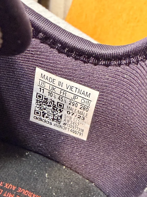 Adidas NMD_G1 IF3457 Crystal White Grey Solar Red Men’s Size 11 Boost - Image 9