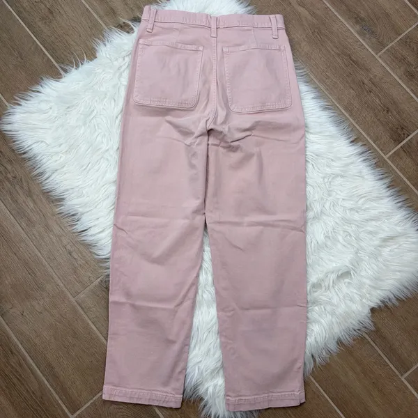 Madewell Classic Straight crop pants in wisteria dove - Image 5