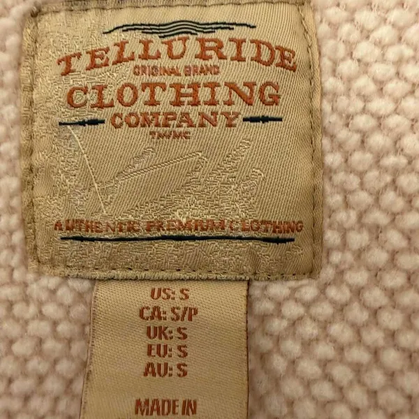 Telluride Clothing Co Women's Cream and Tan Jacket - Image 3