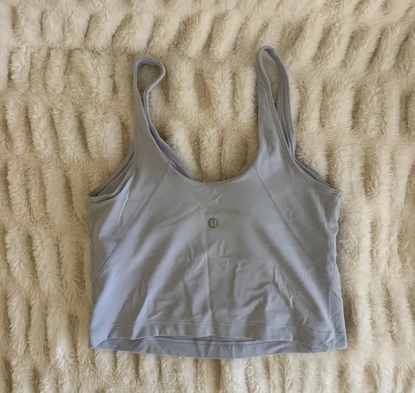 lululemon athletica Powder Blue Stretch Crop Tank - Image 3