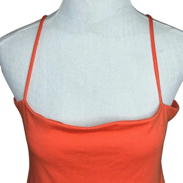 Lovers + Friends Olsen Mini Dress Coral Women Size Large Lined Sleeveless New‎ - Image 4