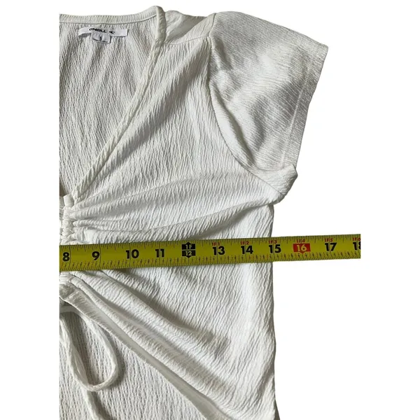 O'neill White Short Sleeve Crop Top Women's Size Small | 41-20 - Image 6