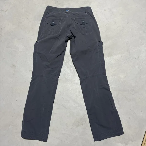 Kuhl Pants Women's 2 Regular Grey Splash Roll Up Pant Cargo Outdoor Patina Dye - Image 6