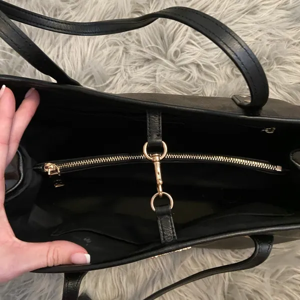 Beautiful authentic brown and black coach satchel! - Image 3