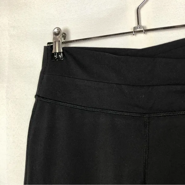 Lululemon‎ Astro Black Criss Cross Waistband Flared Leg Yoga Pant 6 - Image 6