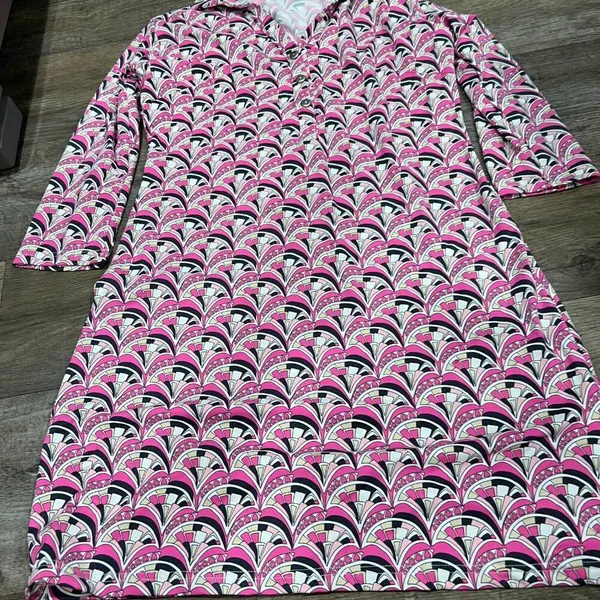 Barbara Gerwit medium‎ pink dress Black - Image 4