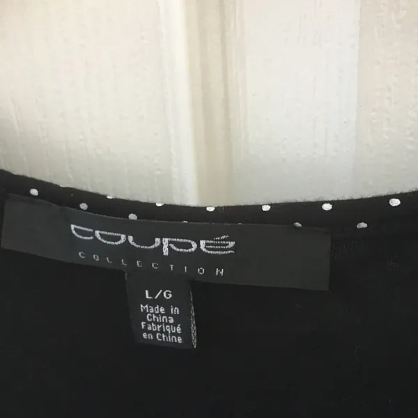 FINAL MARKDOWN Ladies’ coupé Collection Top (L) Black Size L - Image 3