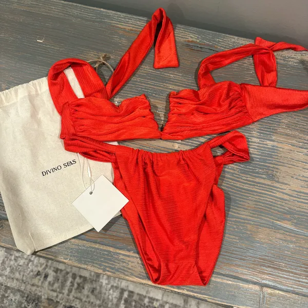 Divino Seas swimsuit! NWT bottoms S and top XS - Image 2