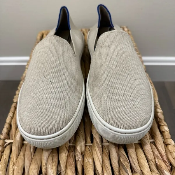 Rothy's Cream The Original Slip On Flat Casual‎ Shoe 6 - Image 5