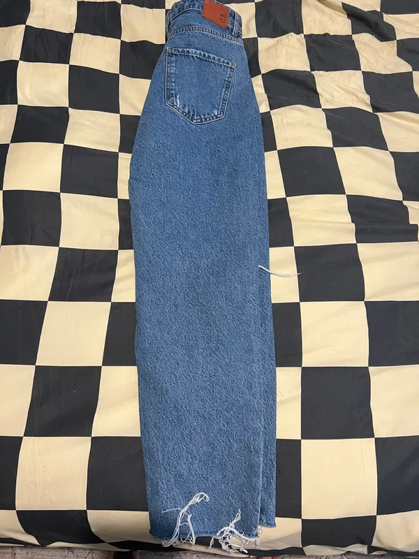 High Waisted Ripped Rigid Z1975 Mom Jeans - Image 11