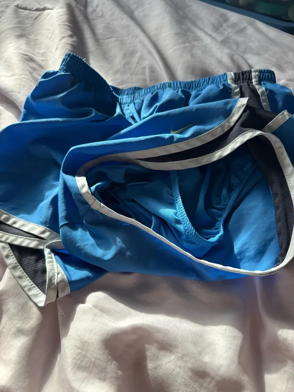 Nike Blue Dri-Fit Shorts - Image 4