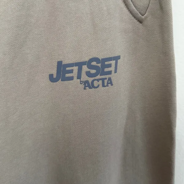 ACTA Wear‎ 100% Cotton Everyday Oversized Joggers In Color Moon Size S NWOT - Image 8