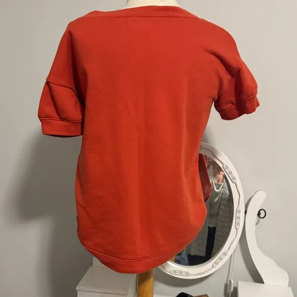 💜Madewell Women's V-Neck Orange Tee - Image 3
