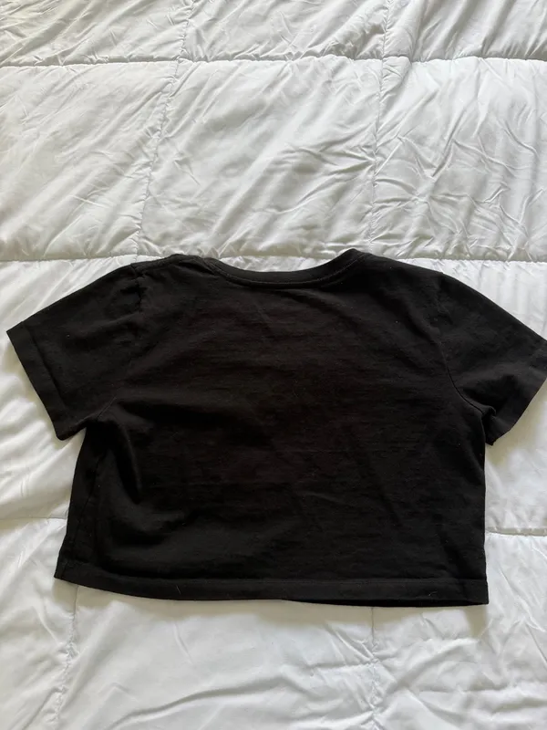 Urban Outfitters Black Crop Top - Image 5