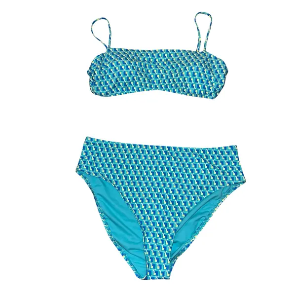 High waisted geo print bikini - Image 4