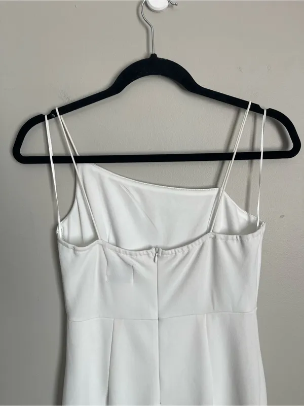 HELLO MOLLY White Midi Dress Sz 8 - Image 4