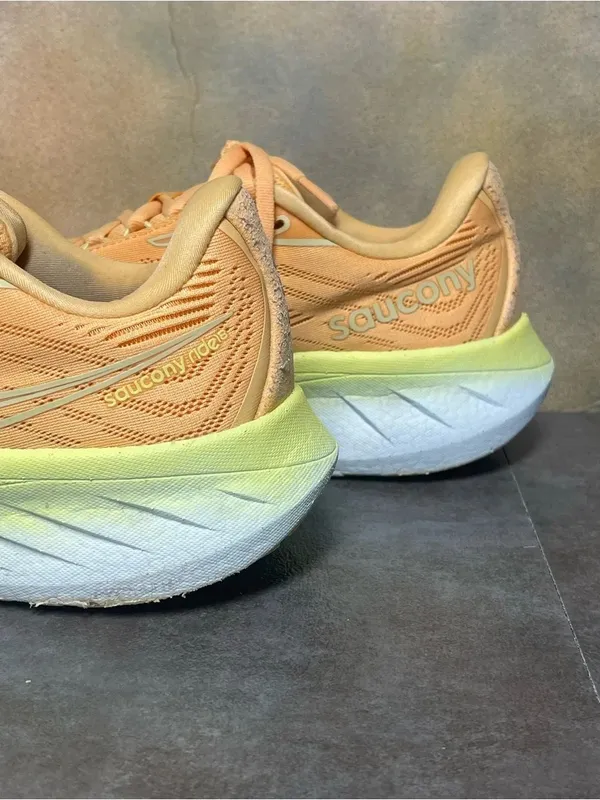 Saucony Ride 18 Women's Orange Running Shoes Size 9 - Image 11
