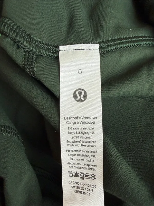 Lululemon Align High Rise green leggings 25” - Image 5