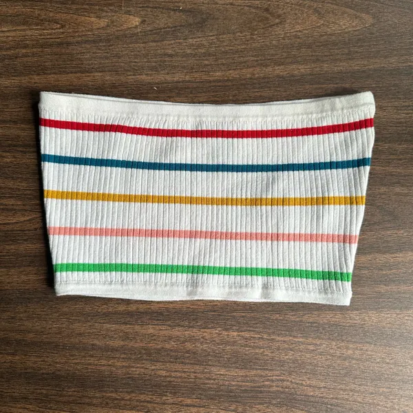 FOREVER 21 Striped Tube Top - Image 2