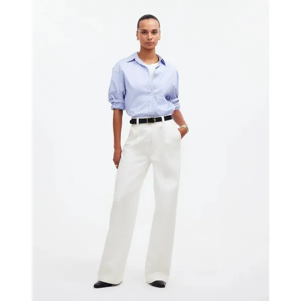 Madewell The Harlow Wide Leg Jean Airy Denim Edition Tile White Casual 29 NWT - Image 2
