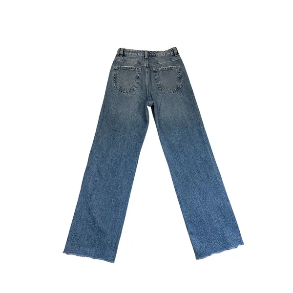 Garage Denim Wide Leg Distressed Blue Jeans Size Women's 0 (24) - Image 3