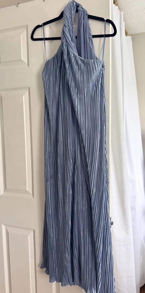 These Three Boutique Plisse Cross Front Maxi Dress - Image 6