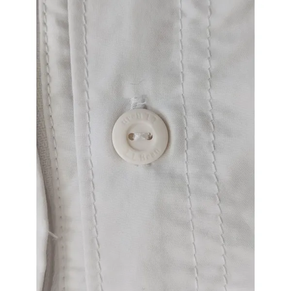 L.L.Bean Women's White Sleeveless Hiking Outdoor Shirt Top S Small Vented Excell - Image 8