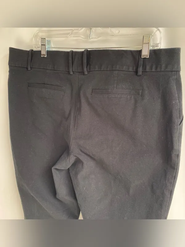 Ava & Viv black stretch crop ankle length slacks pants work going out winter 16W - Image 8