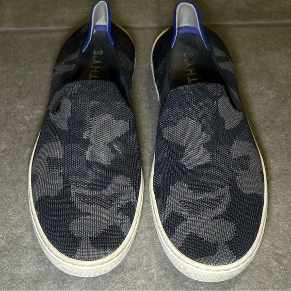 Rothy’s The Original Gray Camo Knit Slip On Sneakers Women’s Shoe Size 7 - Image 5