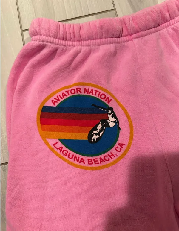 Aviator Nation Sweatpants Pink - Image 5