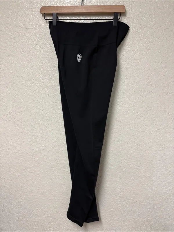 GYMREAPERS Black Infinity Seamless Leggings Size XL - Image 6