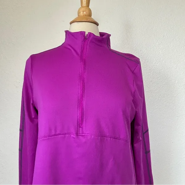Under Armour Fitted Purple Athletic Pullover - Image 2