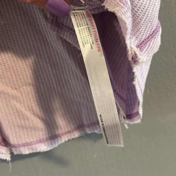 Urban Outfitters OUT FROM UNDER Purple Sleeveless Women's Top L - Image 5