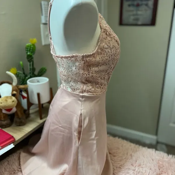 Crystal doll Formal fit and flare dress - Image 3