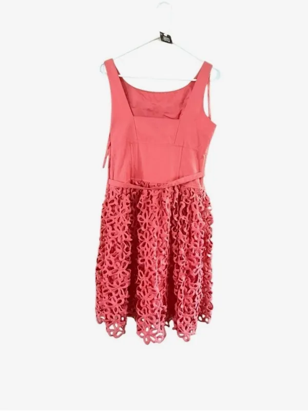 ANTONIO MELANI Coral Lace Mini Dress - Image 10
