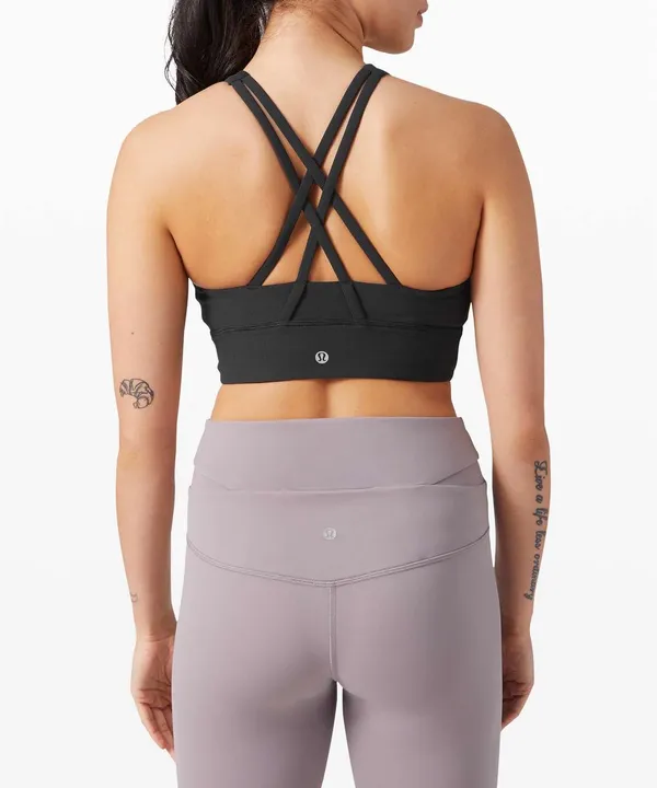 Lululemon High Neck Long Line Bra - Image 2