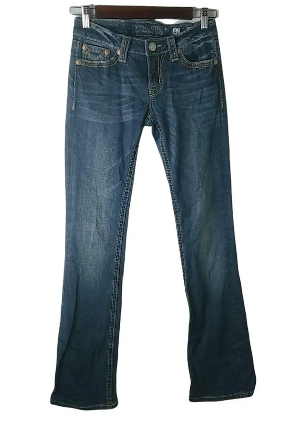 Miss Me 27x33 Boot JP42g2K-2 Cowhide Pocket Jeans - Image 12