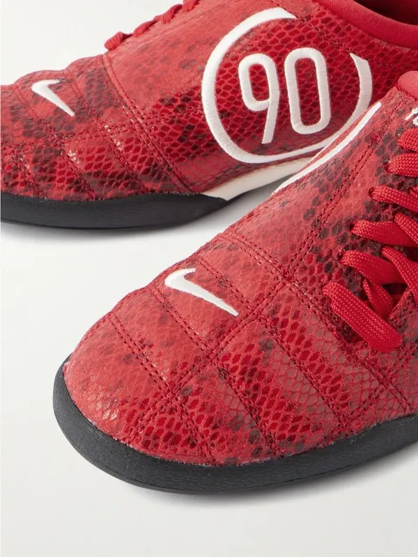 Nike Total 90 SE Red Snake Leather Women’s Sneakers US 7.5 NIB - Image 5
