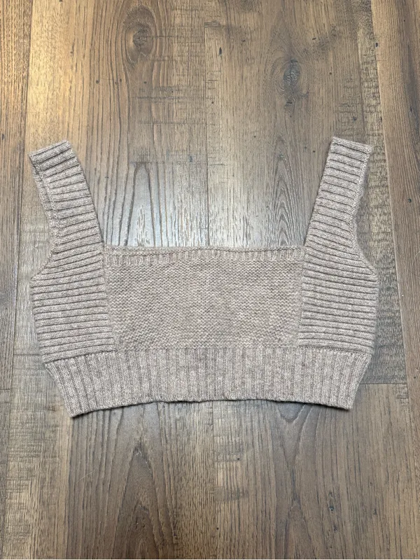 How of CB Adhara Wool Bralette Top Bra Taupe size‎ XS - Image 2