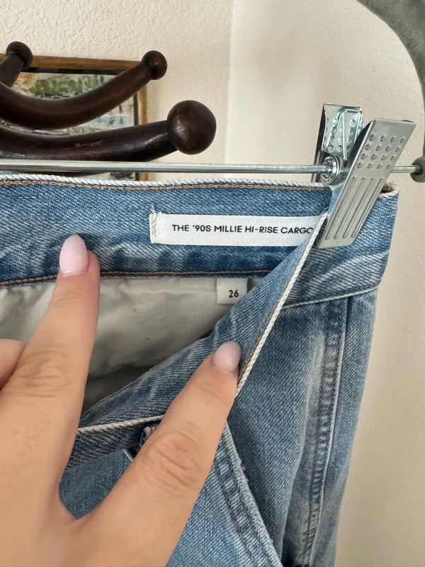 Aritzia Denim Forum '90S MILLIE HI-RISE CARGO JEANS - Image 8