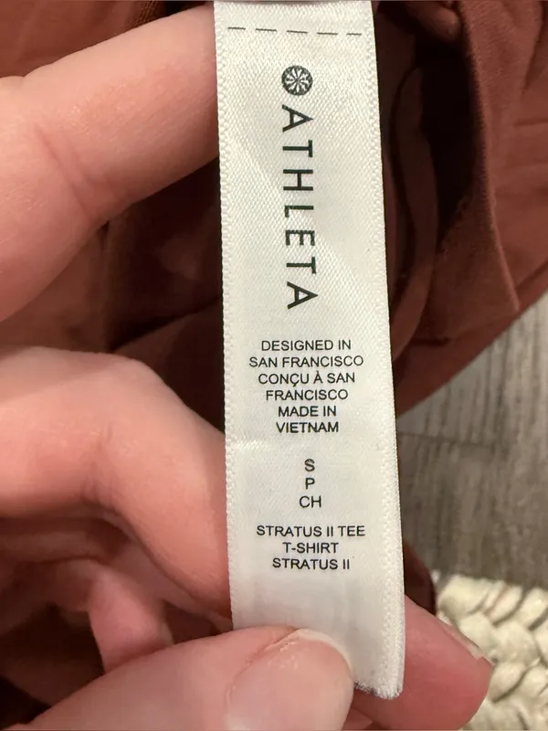 Athleta Rust Stratus II Short Sleeve - Image 4