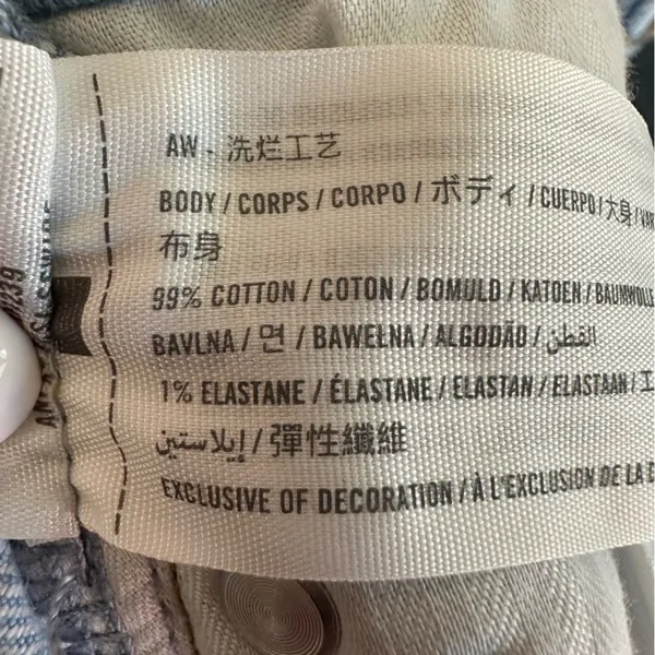 Abercrombie Fitch Curve Love Ultra High Rise 90s Straight Jeans Women’s 25 0 NEW - Image 10