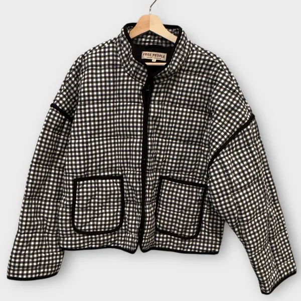 Free People Chloe Print Jacket Size Medium - Image 6
