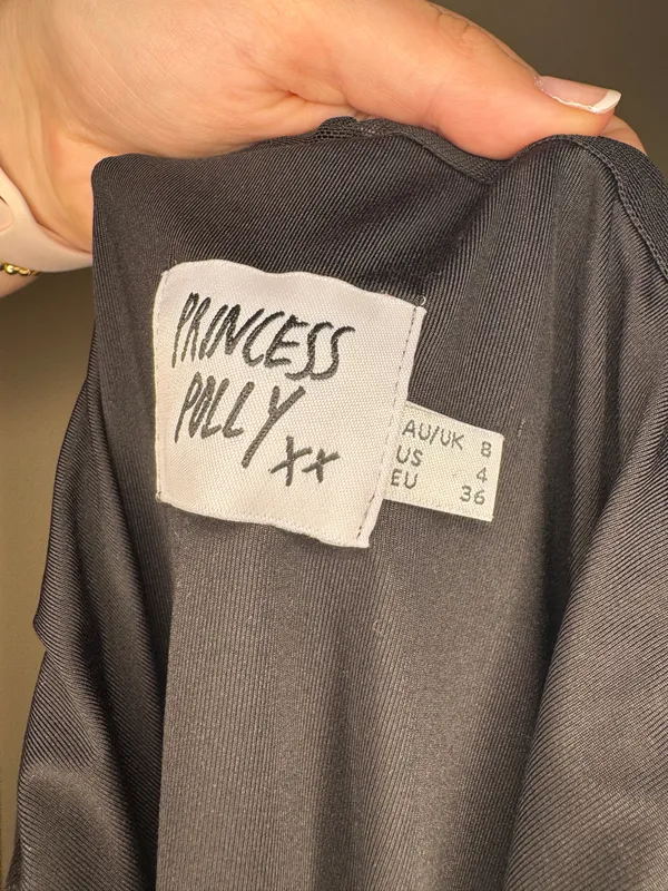 Princess Polly Dress Black Long Sleeve - Image 3