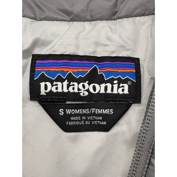 Patagonia Nano Puff Jacket Women Small Gray Quilted Primaloft Insulated Full Zip - Image 5