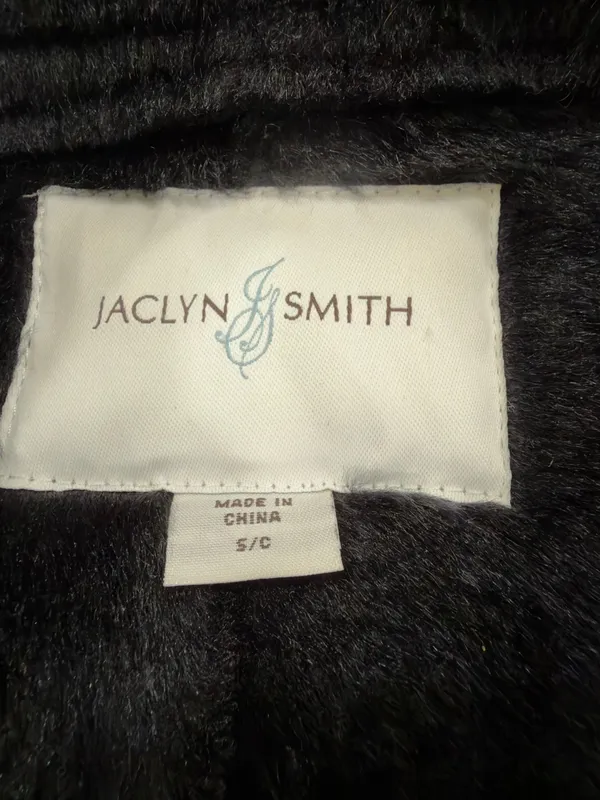 Jaclyn Smith Black Faux Shearling-Trim Vest - Image 13