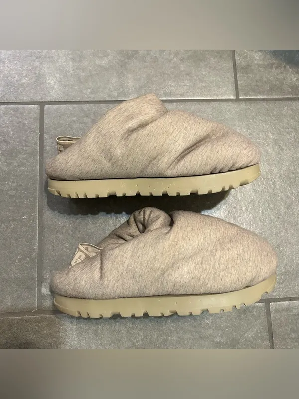 UGG Spaceslider Neutral Puffy Jersey Slingback Slippers Women’s Shoe Size 7 - Image 5